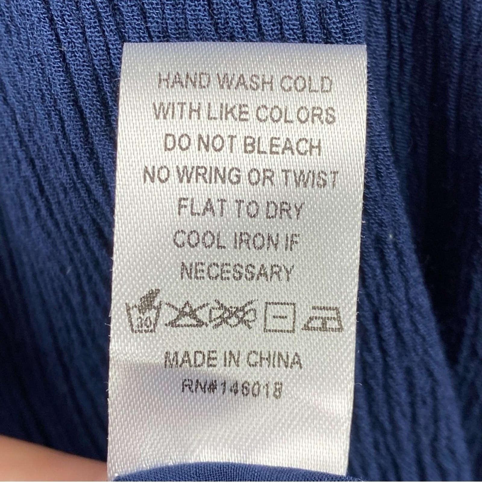 Lost + Wander Boho Floral Embroidered Tunic Top Dress Size L Navy Blue