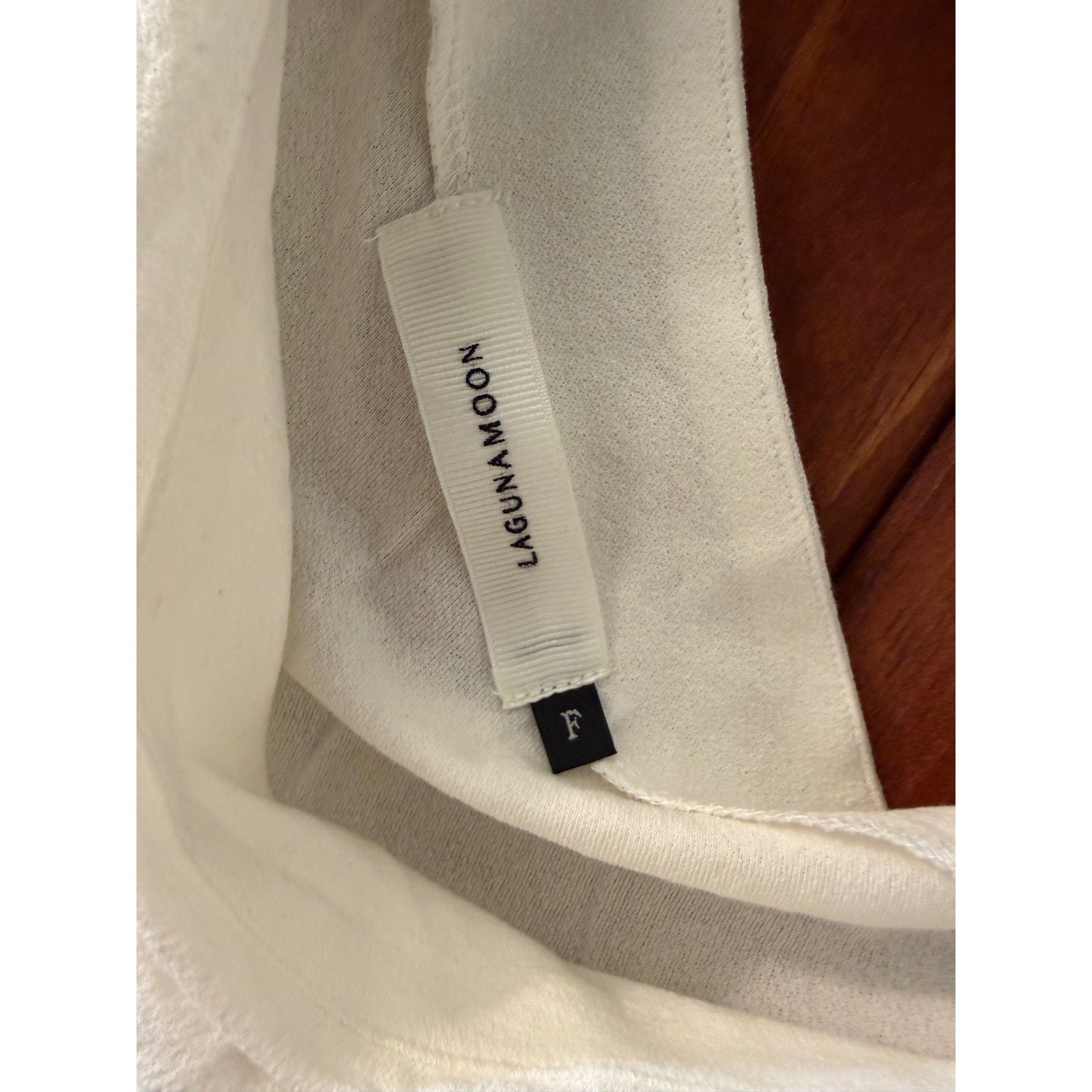Lagunamoon White One Shoulder Ruched Side Mini Dress Sz F (one size fits most)
