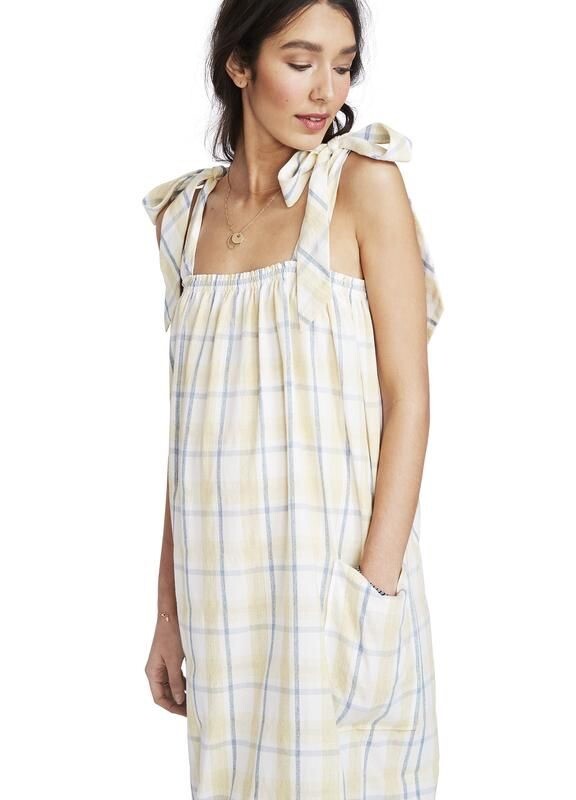 Hatch Maternity Women’s THE ALEXIA DRESS Sunflower Cotton Size 0 (XS/0-2) NEW