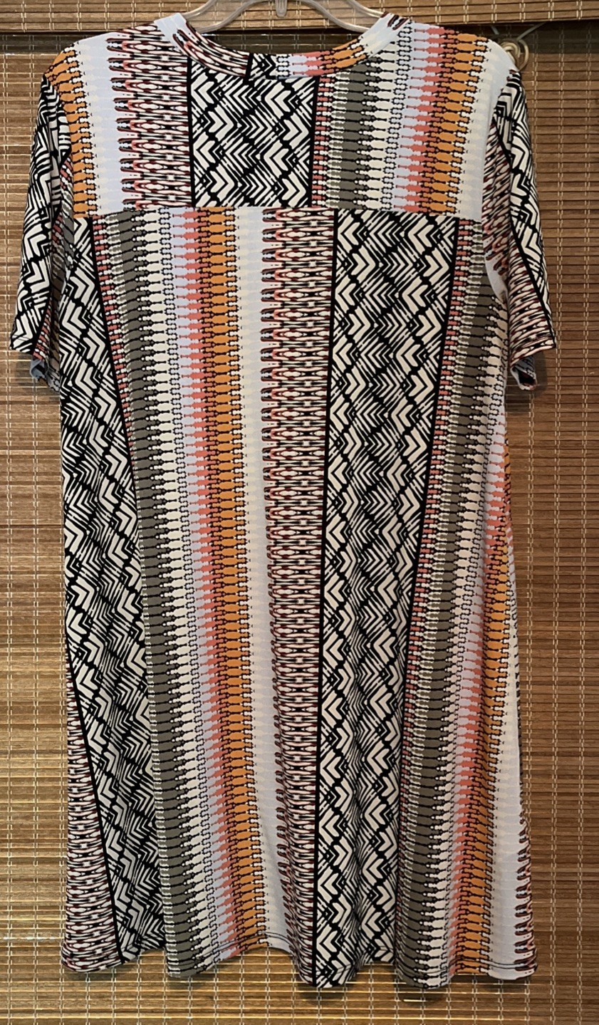 BCBGeneration Lightweight Pullover Slip On Summer Dress Size Large Short Sleeves