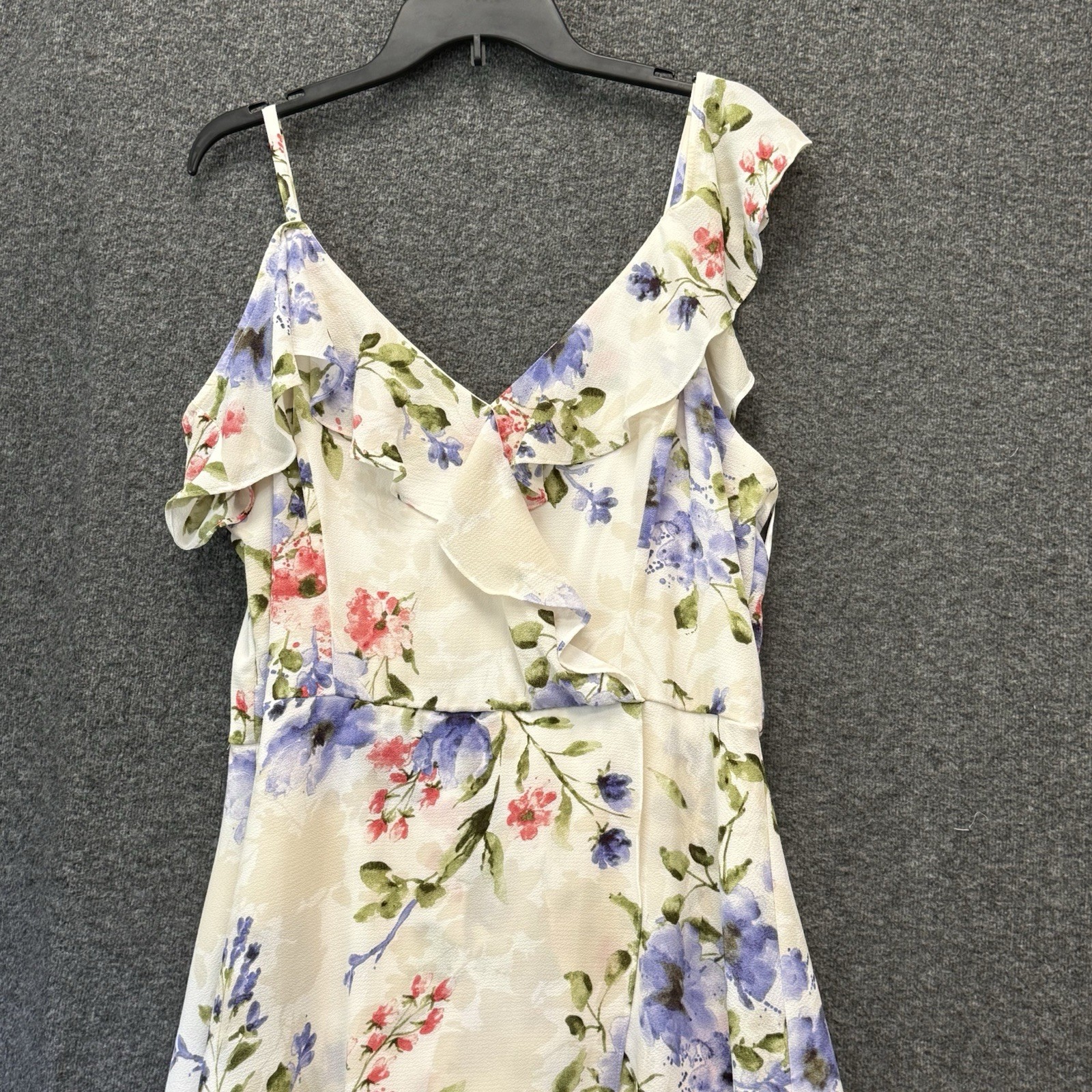 Fairycore Floral Romper Dress 17 Garden Party Ruffle High Low Wedding Romantic