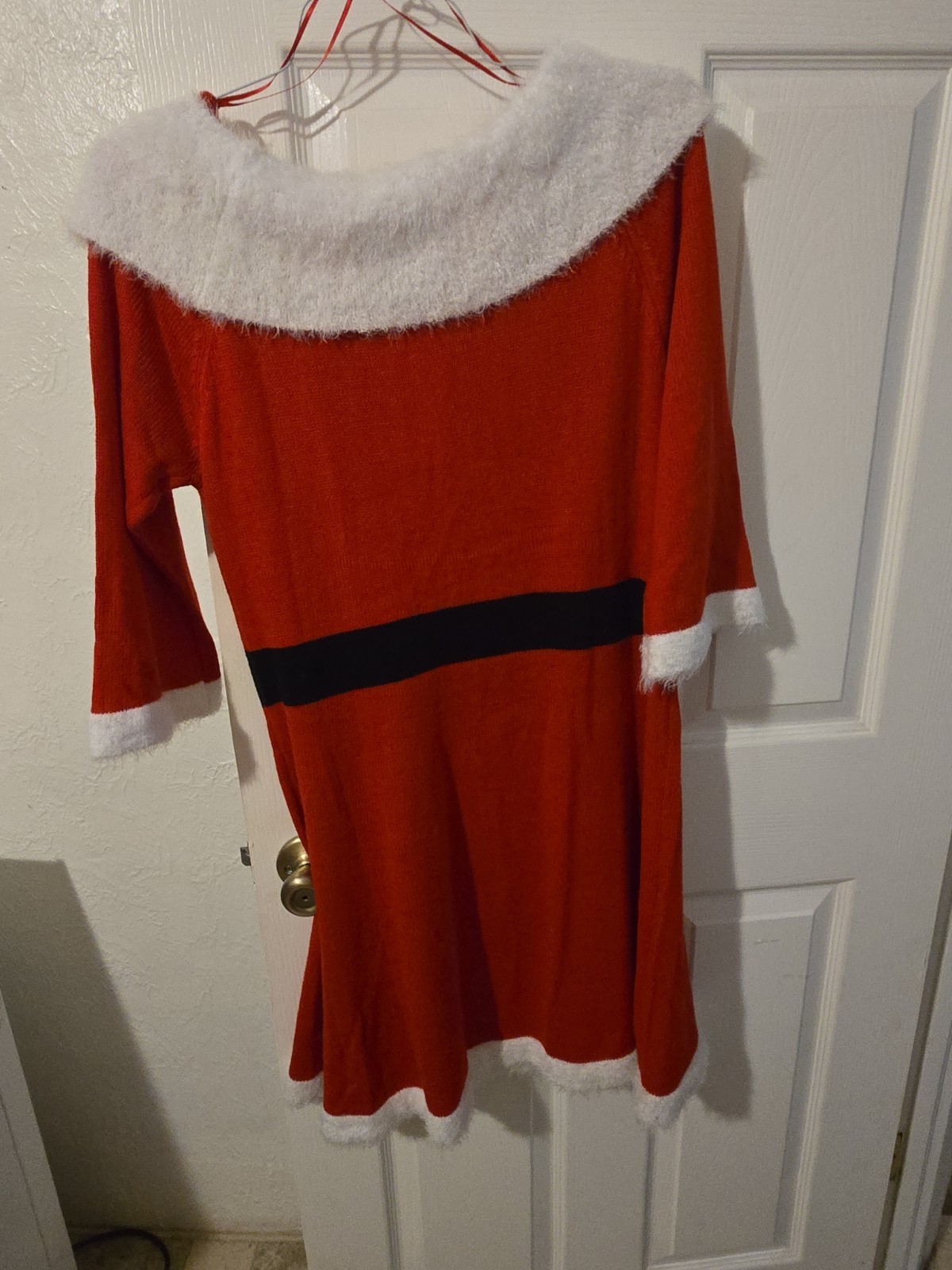 Allison/Brittany Mrs Clause Sweater Dress Women XL