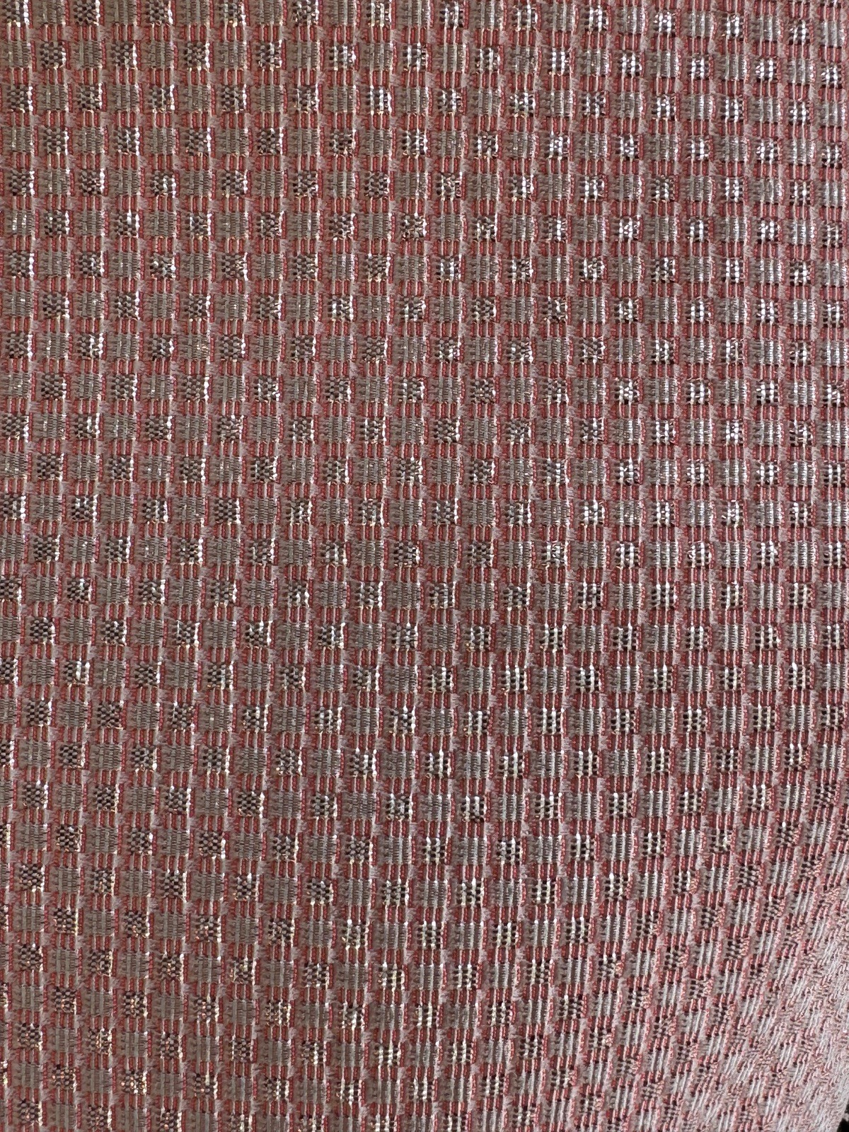 Incredible TALBOT RUNHOF Pink & Silver Fitted Drape Pencil DRESS UK 14, US 10 *H