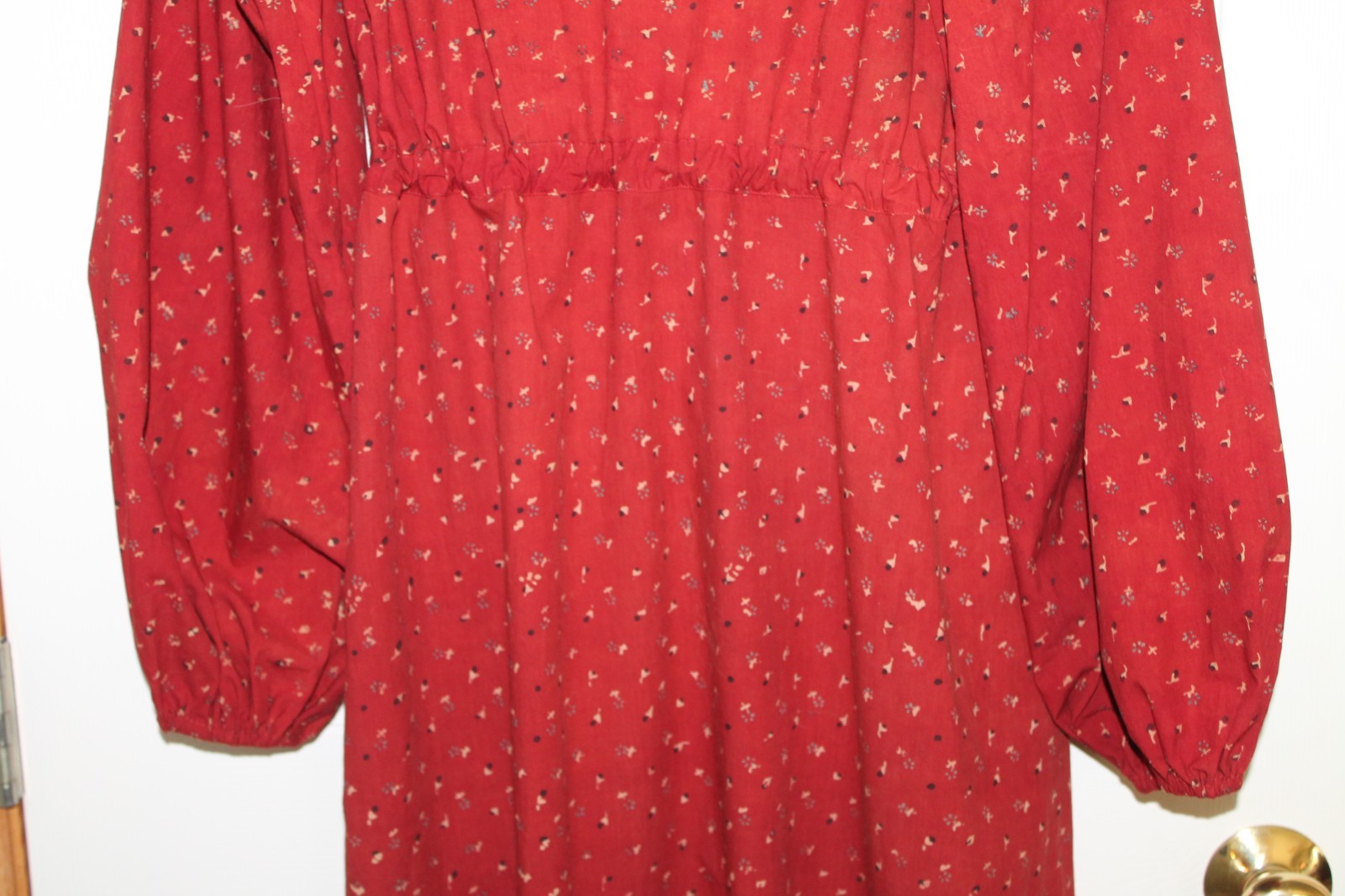 Christy Dawn Dress NWT Midi Peter Pan Collar XL Prairie Cottagecore Boho