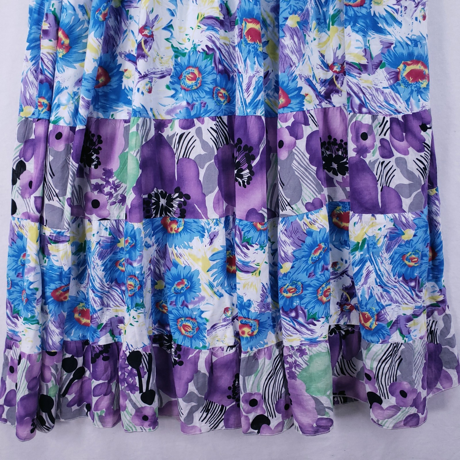 Flora Paris Design Made In French A Line Dress Size Small Floral Multicolor