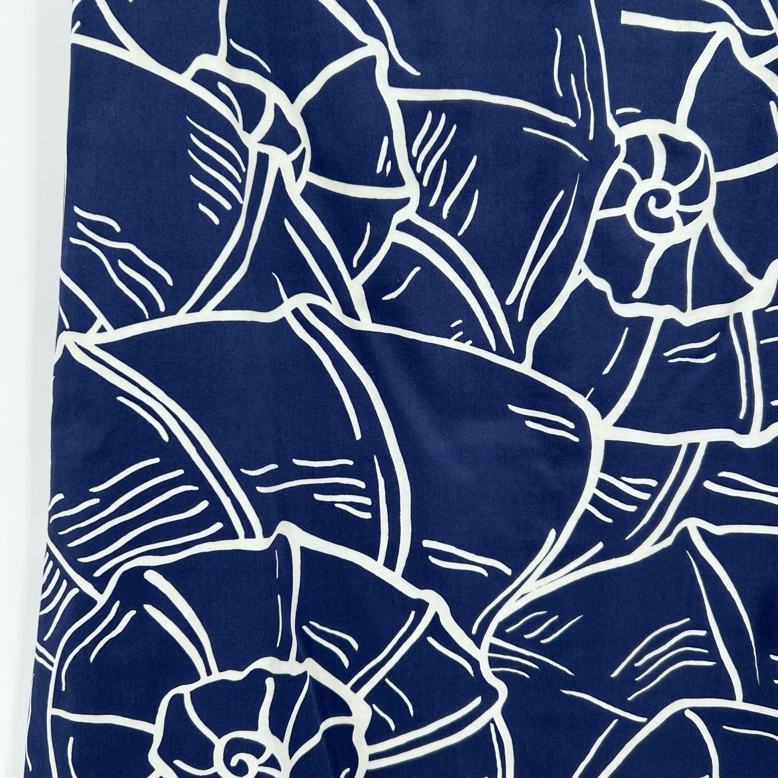 Purotatto Italy Blue Shell Print Shift Dress Short Sleeve EU 42 Coastal Luxury