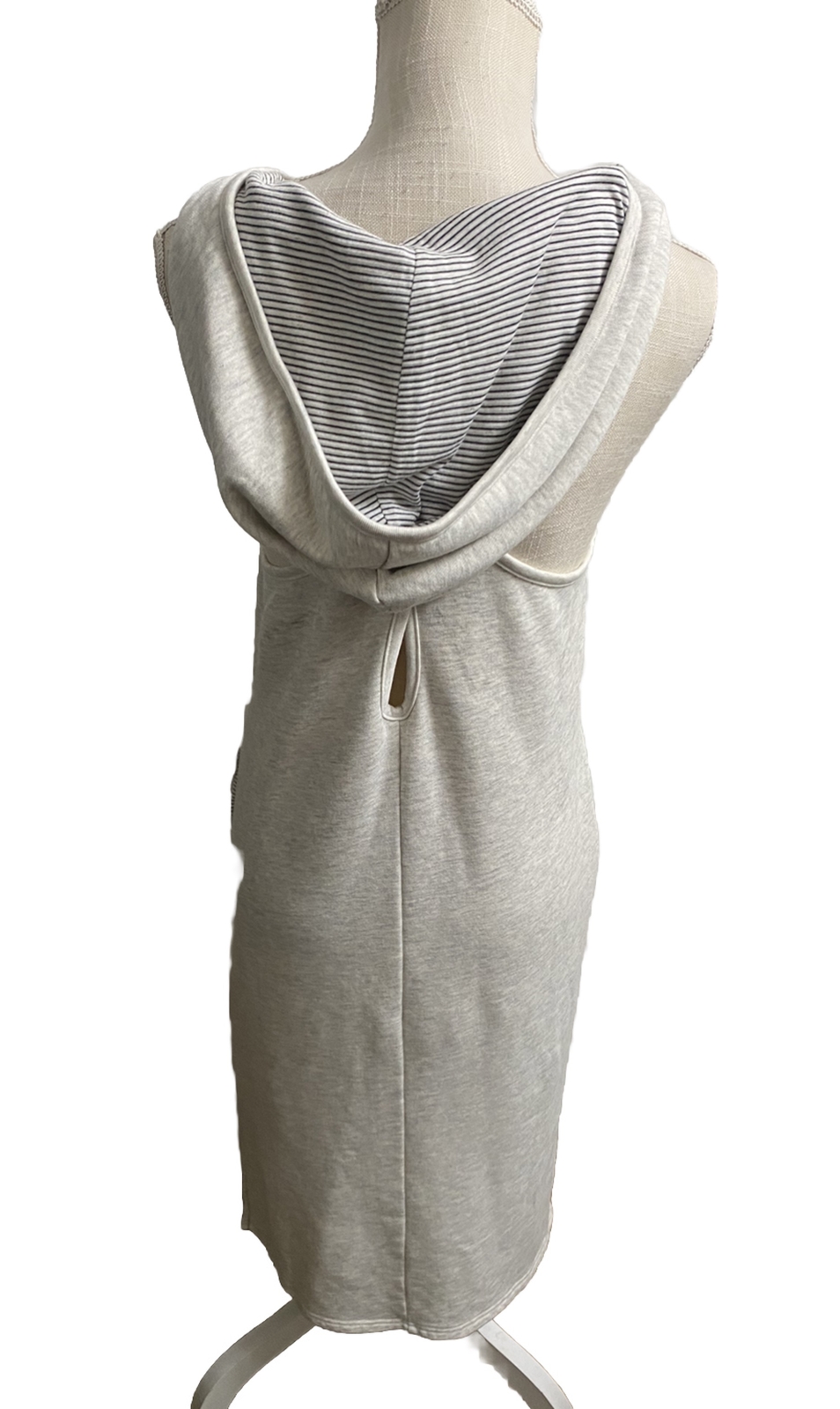 AVOCADO Womens Gray Hooded Side Slit Midi Length Tank Dress Size XS Athleisure