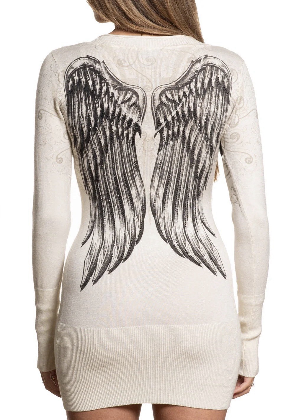 AFFLICTION Blade killer LS Dress Size Small New In Plastic