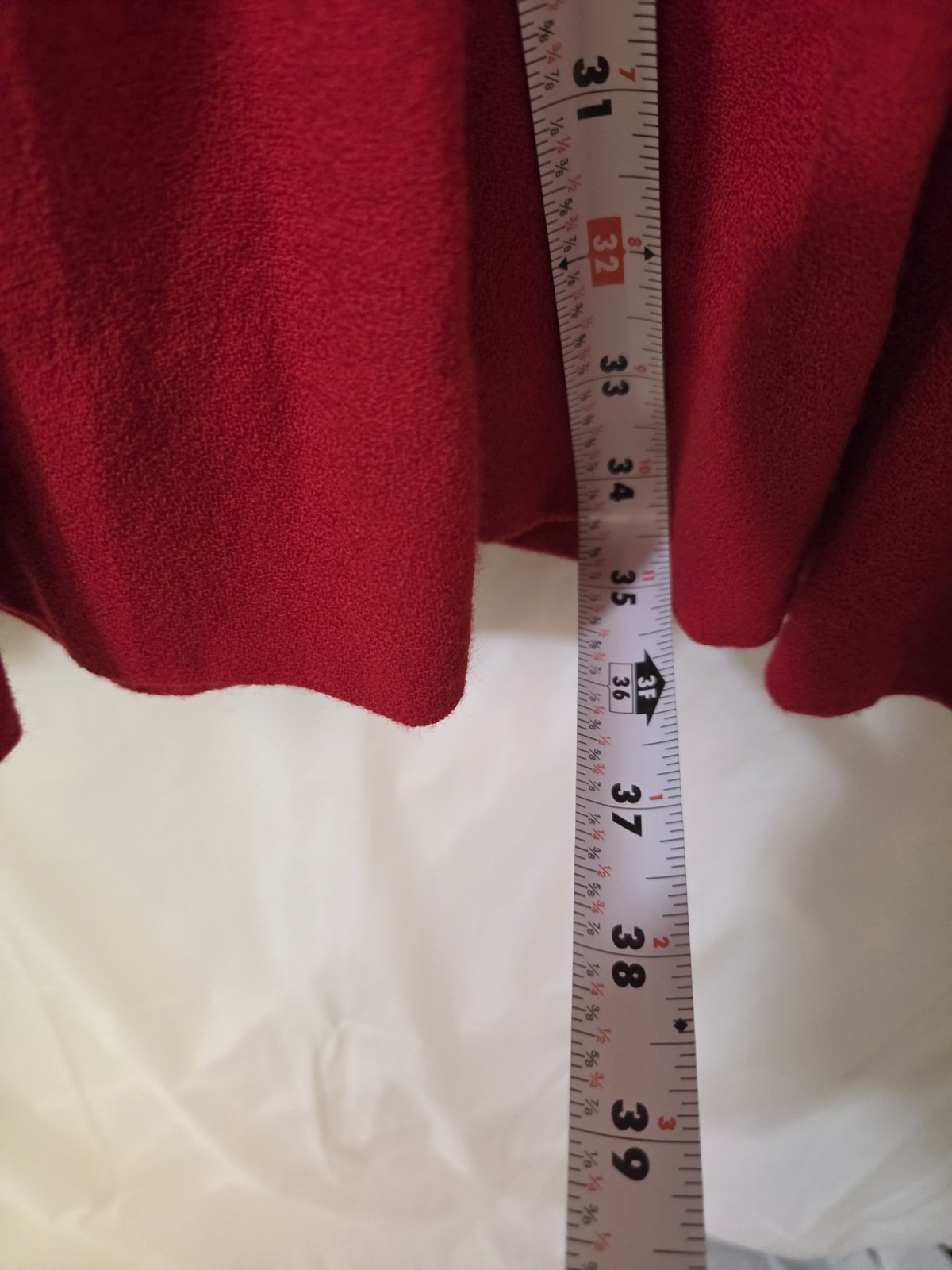 Vintage Albert Nipon Boutique Red/Black Pleated Bow Blouson Round Neck Dress 8
