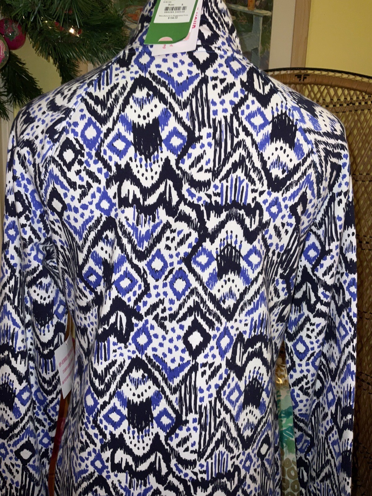 Lilly Pulitzer NWT UPF 50+ Skipper Popover Dress Oh My Cod $158 Size S,L