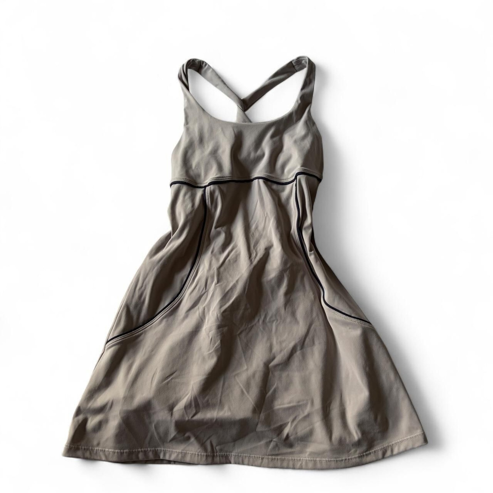 Unbranded Women’s Tan and Grey Dress