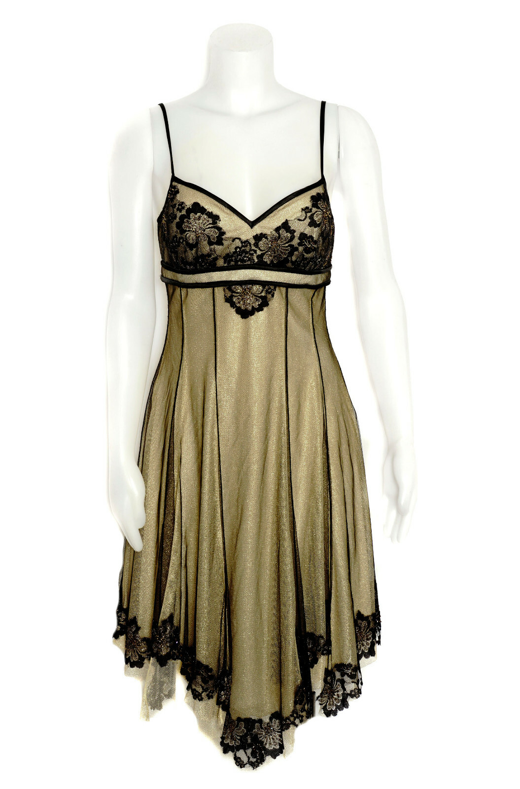 Alberto Makali Special Occasion Beaded Sexy Slip Dress by Gold Club Dress 8