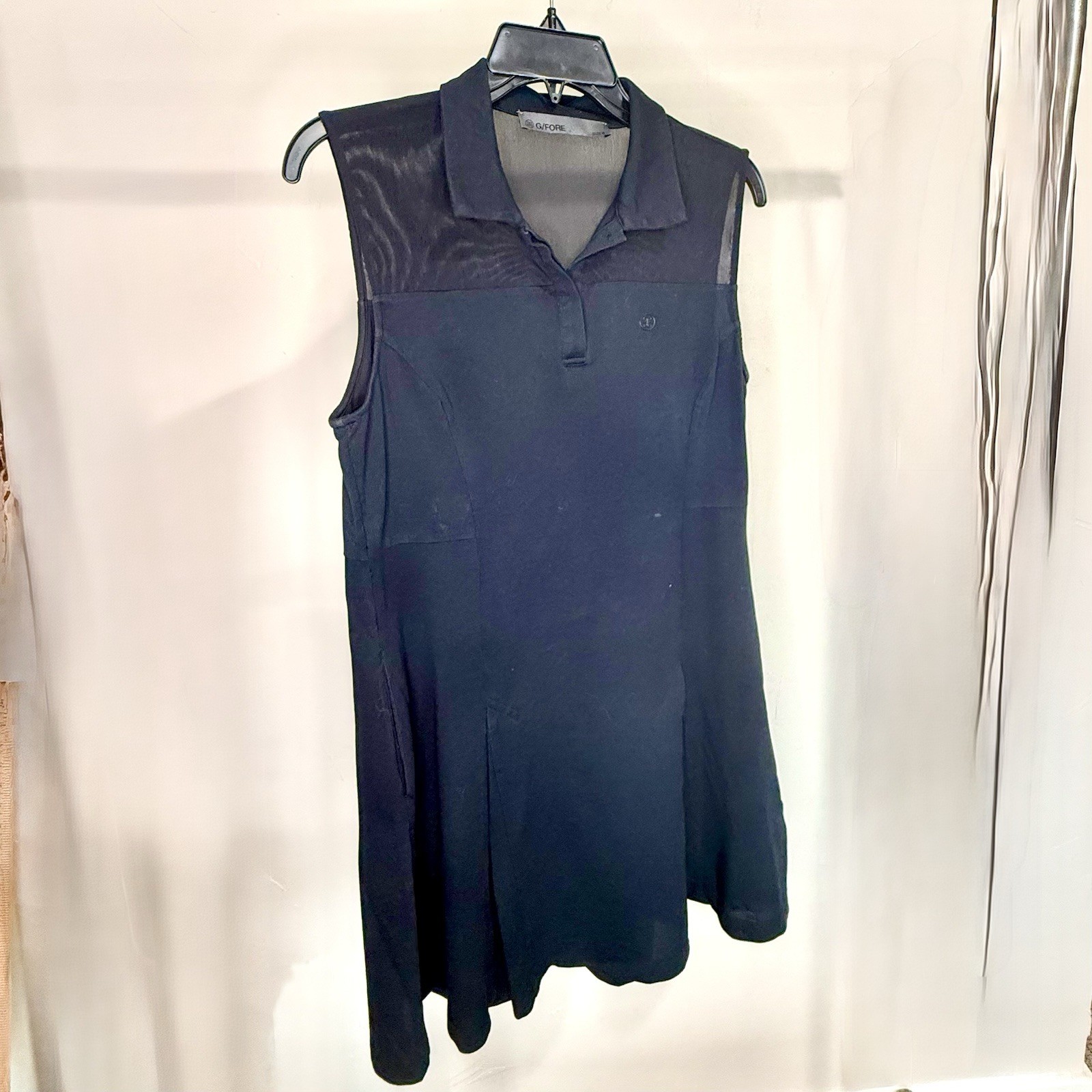 G/Fore Golf Dress. Performance Material With Mesh Shoulders Pleated