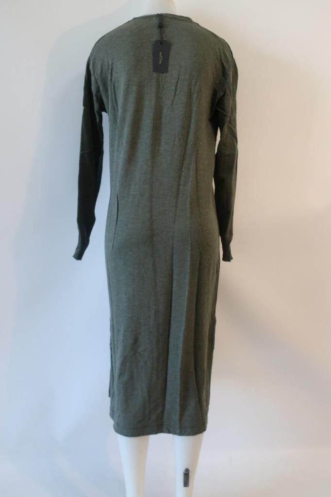 NWT Womens Rag & Bone (Item- 51) Heather Army Green Townes Midi Dress M