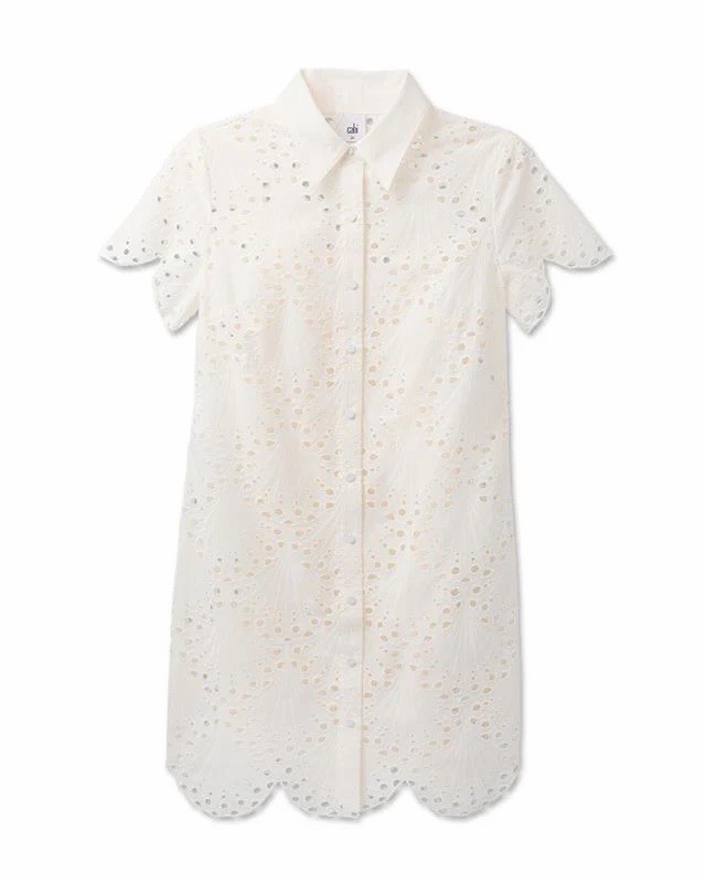 Cabi Eyelet Day Dress Size M