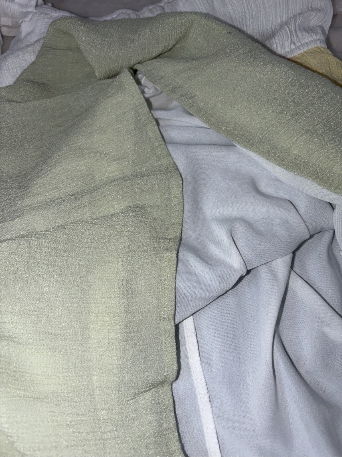 Mine Boutique Pastel Colorblock Tiered Mini Sundress Med Cottagecore Boho EUC