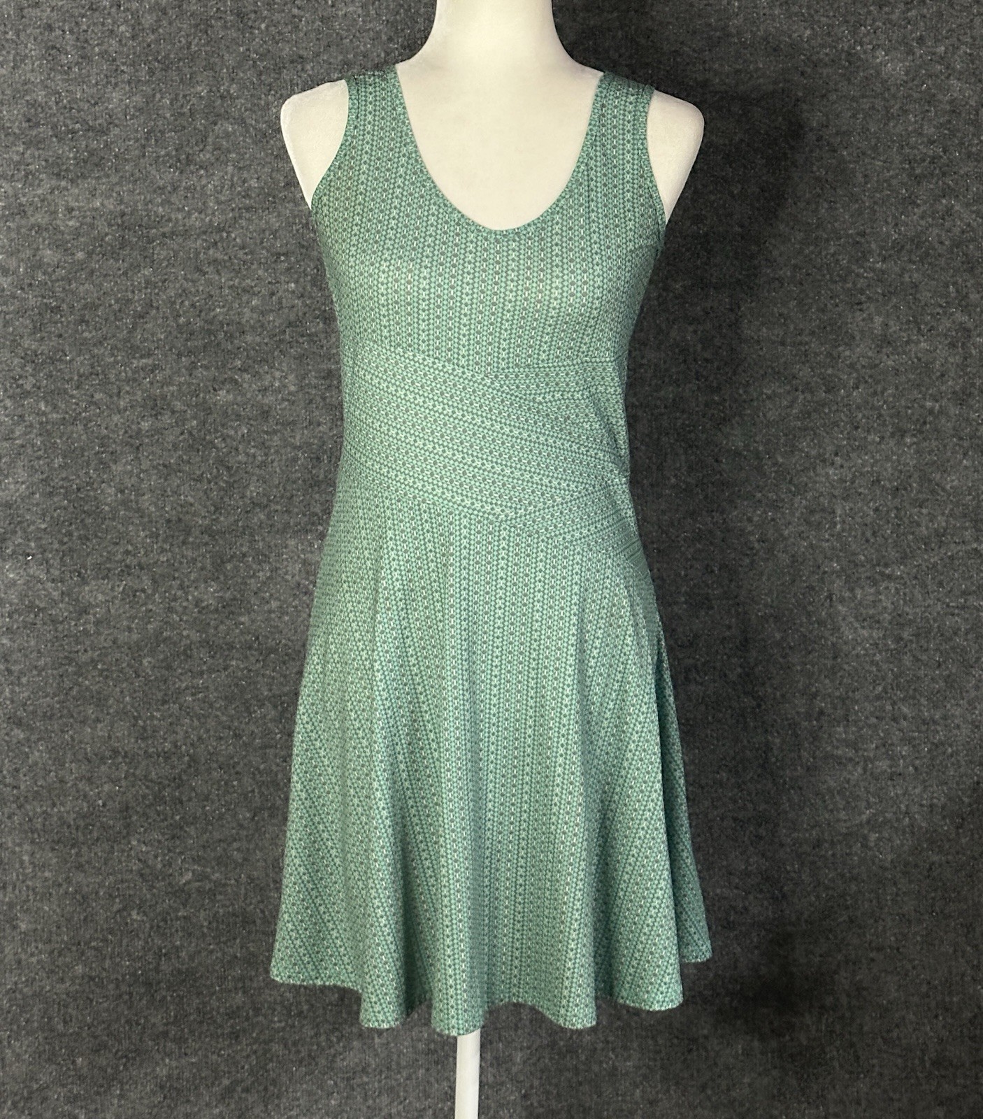 Prana Amelie V Neck A Line Cove Ziggie Sleeveless Tank Dress Size XS BA5002