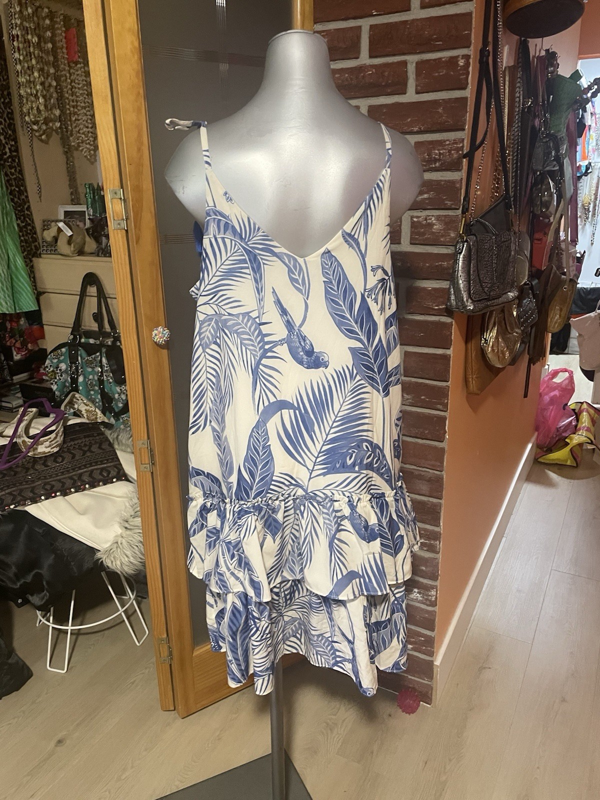 Arkitect Eugenia Fernandez L Tropical Dress Columbia Azul