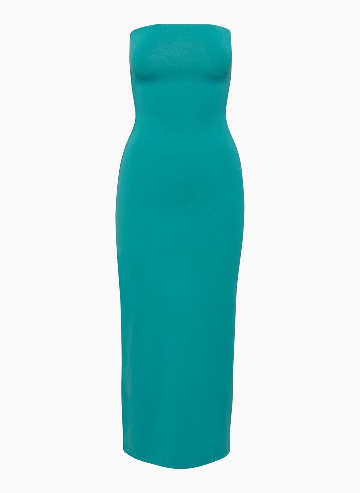 Aritzia Original Contour Enrapture Maxi Tube Dress In Oxidized Teal In Medium
