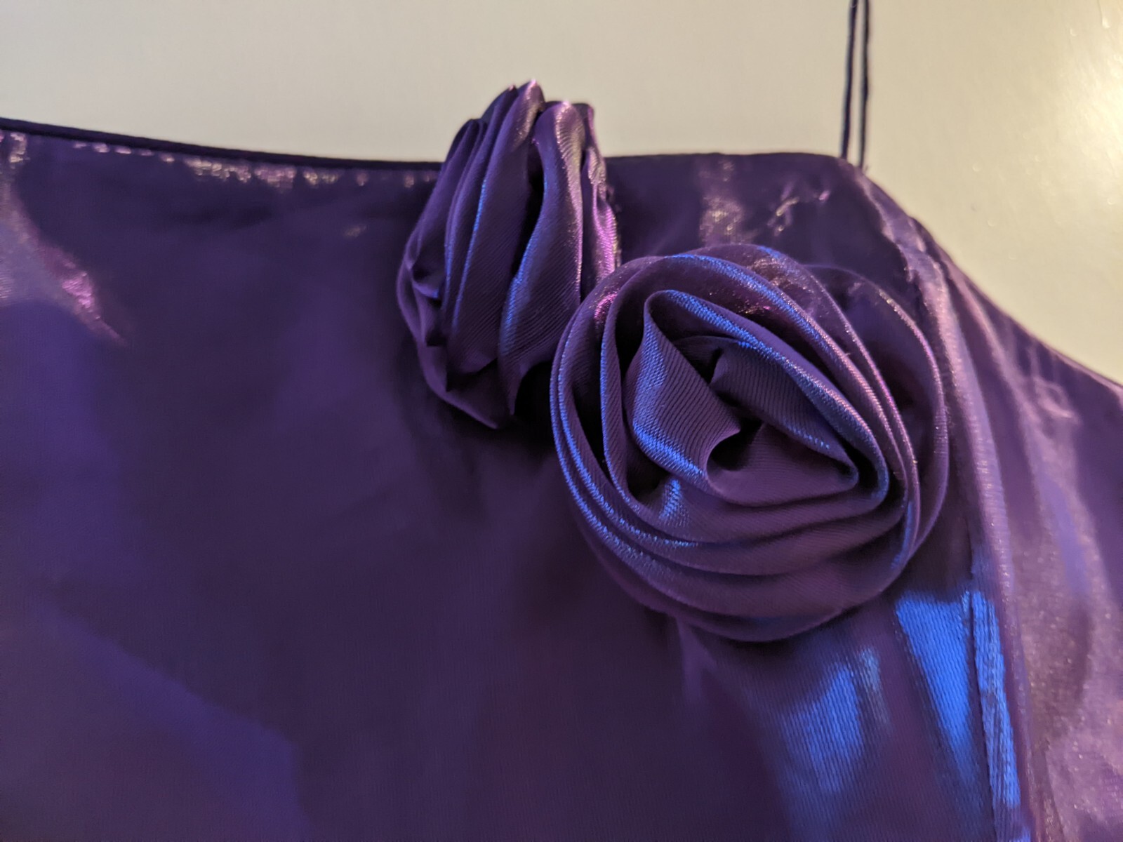 Debut Dress Purple Shining Special Occasion Prom Bridesmaid Size UK 12