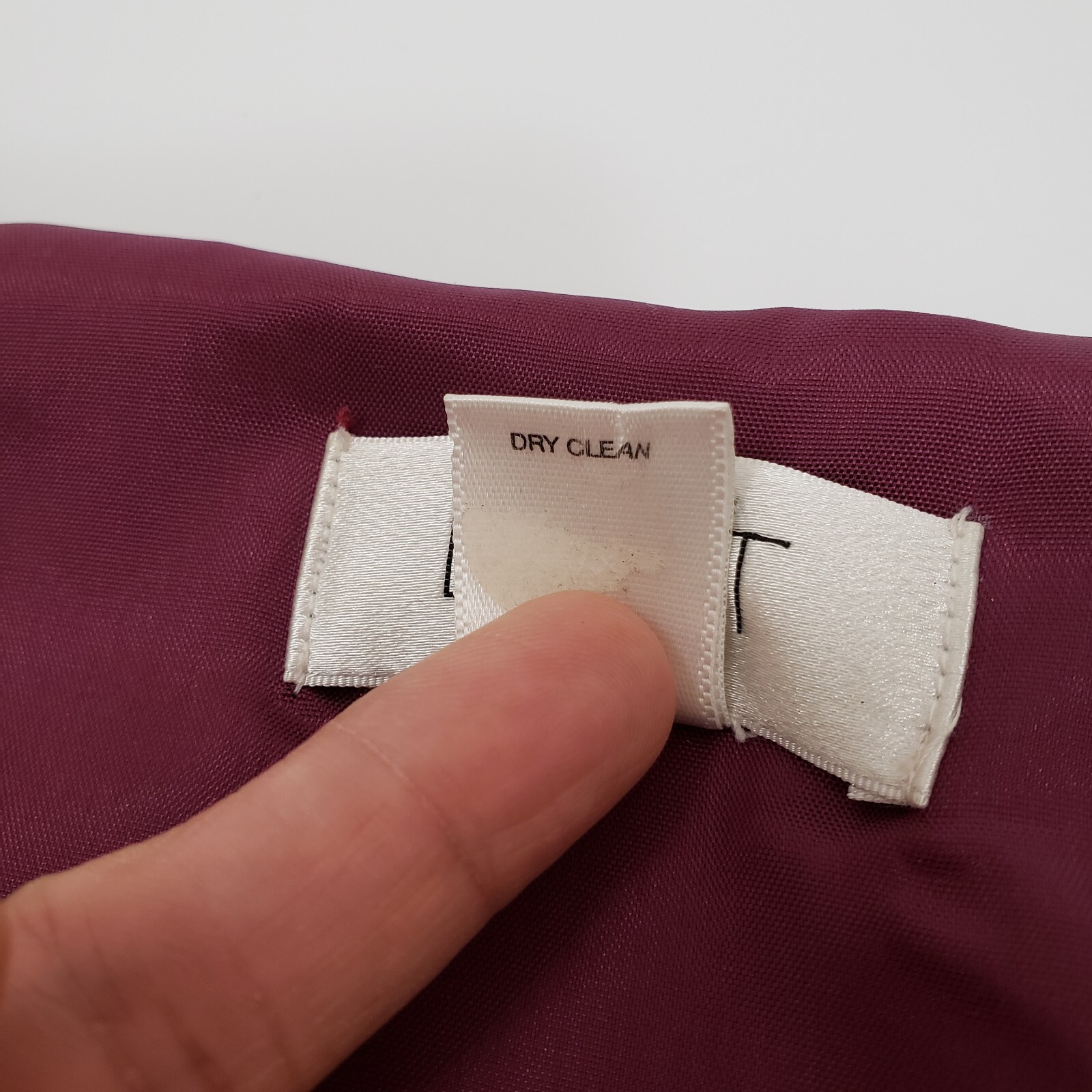 Ann Taylor Loft Size 6P Strapless Dress Magenta Slight Shimmer Taupe Gray
