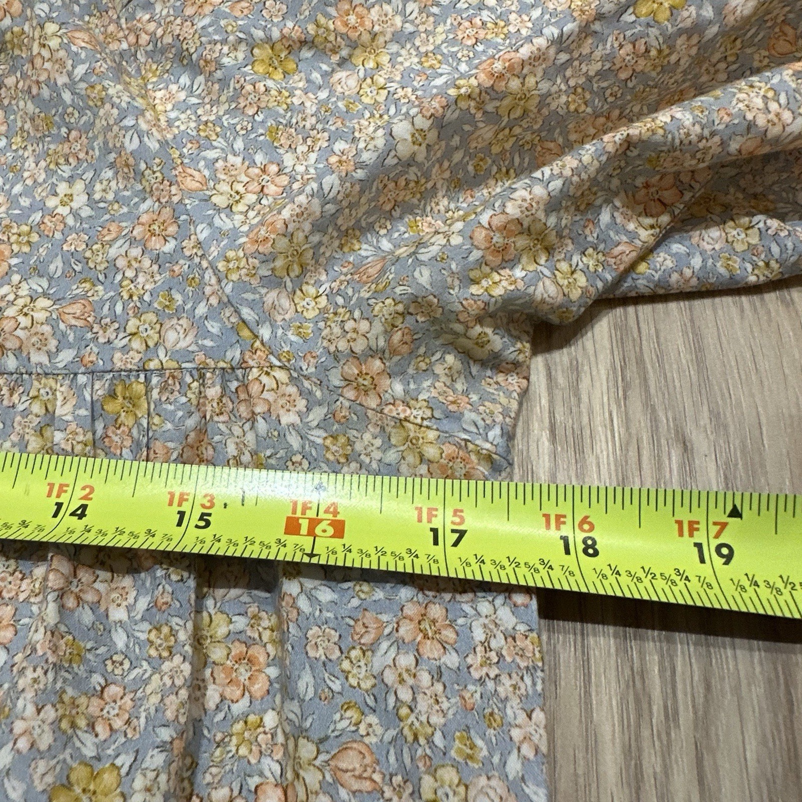 Size XS NWOT Oak Meadow Floral Midi Dress Holly Bonnie Blue Sold Out Cottagecore