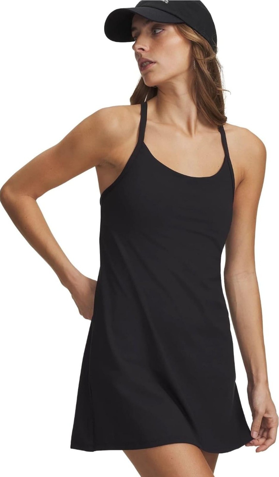 Under Armour Vestido Motion para mujer, negro o blanco size M