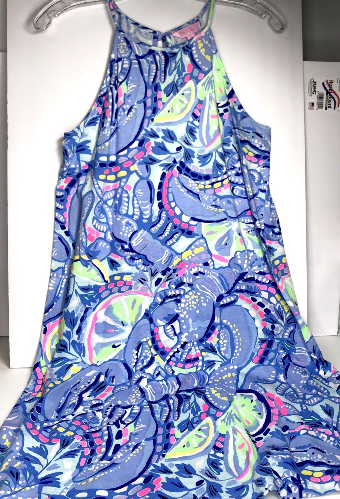 Lilly Pulitzer Margot Swing Mini Dress Blue Peri Pinch Pinch Size XSmall
