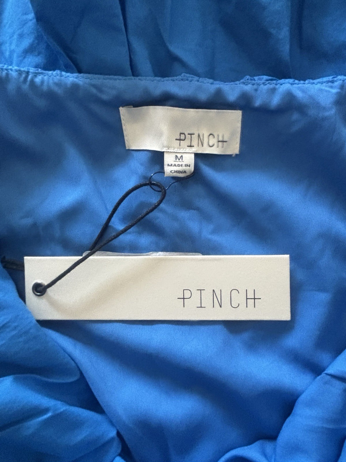 Pinch Blue Bubble Hem Mini Dress | Size Medium | Adjustable Straps NWT Women’s