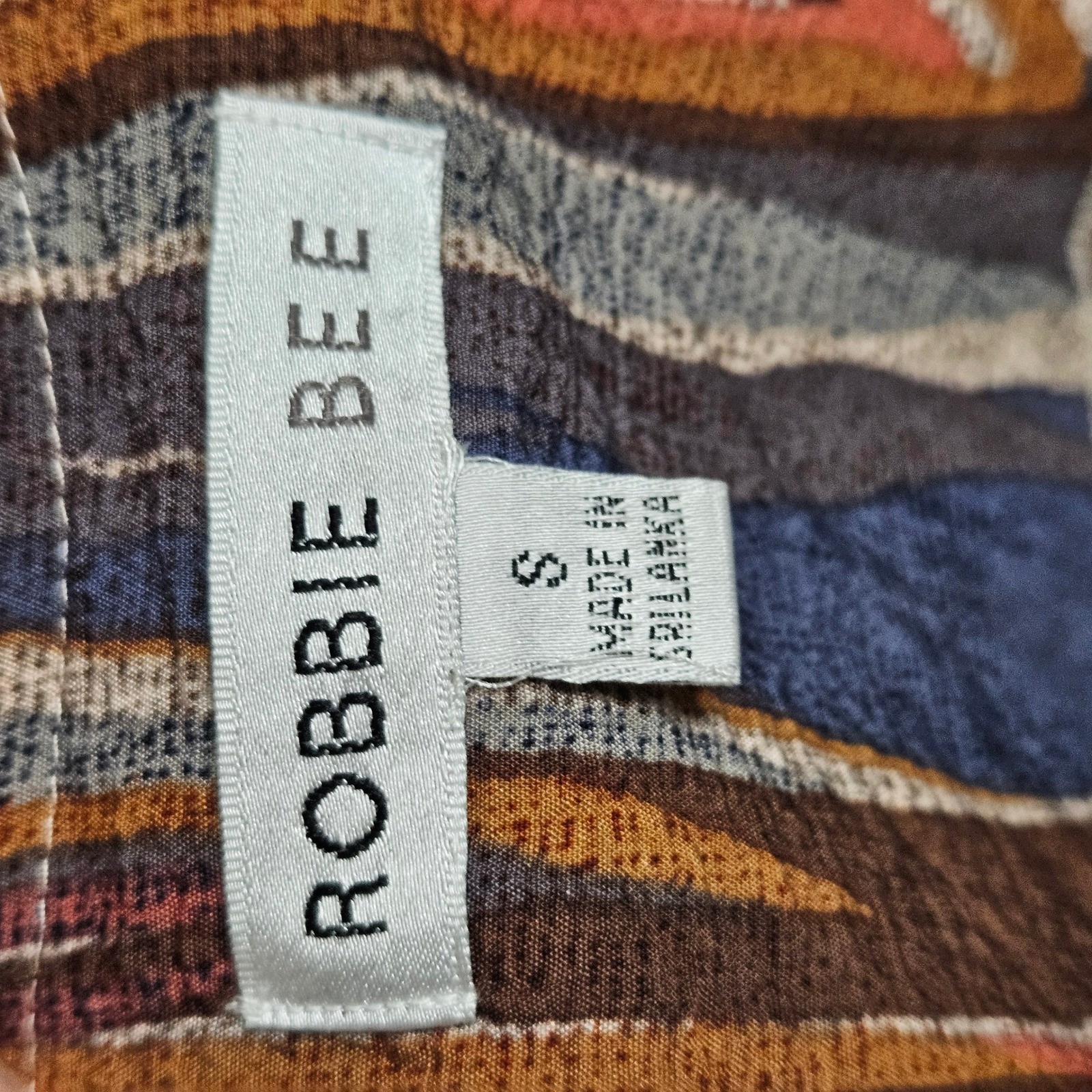 Boho Mini Robbie Bee Dress Womens Sm Multi Abstract Leaf Ruffle Hem Off Shoulder