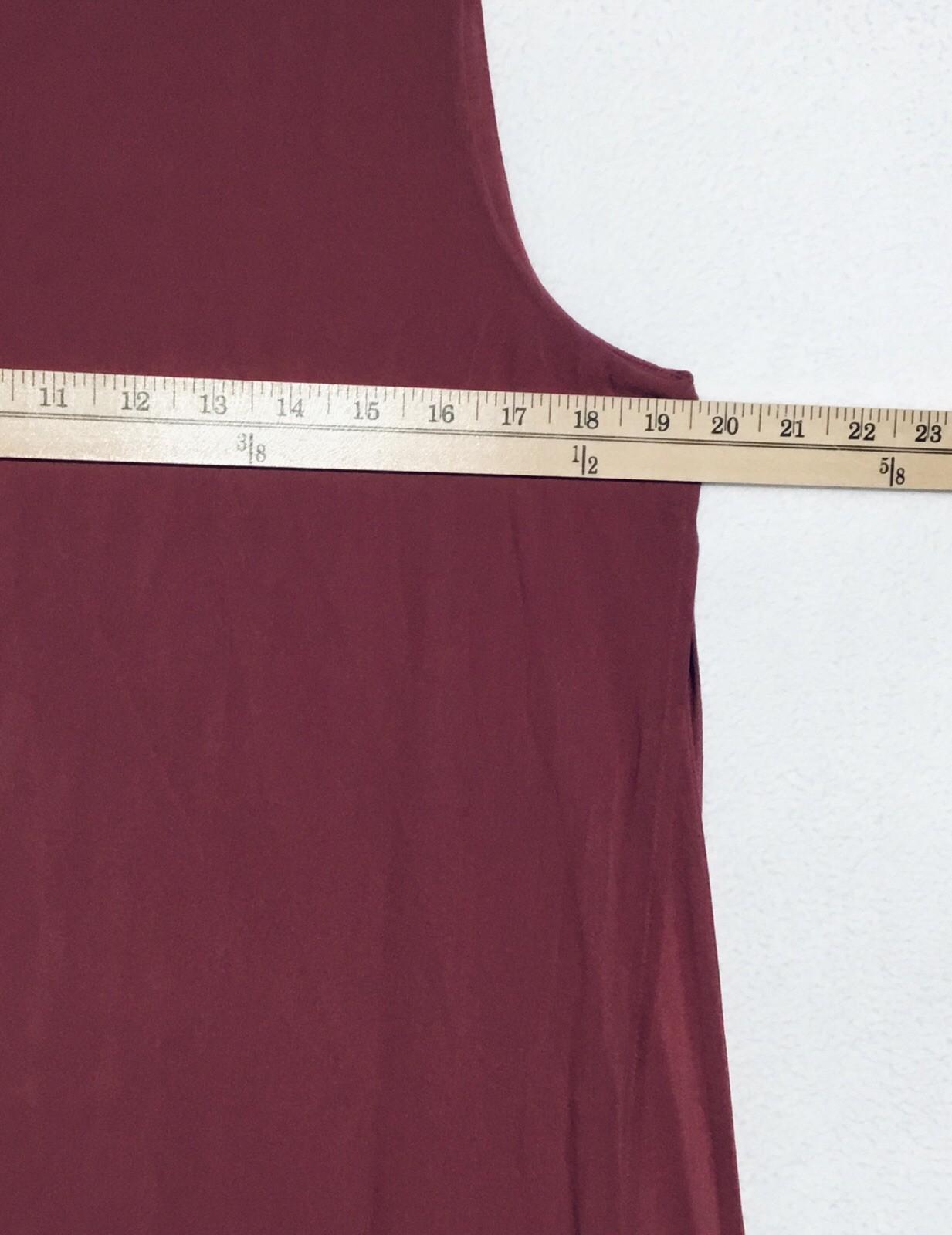 NEW Eileen Fisher Stretch 100% Silk Jersey Shift Tank Dress S Dusty Rose Berry