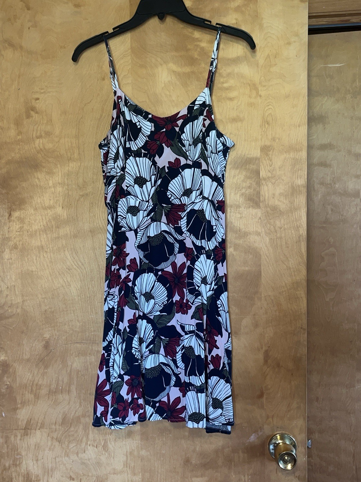 Loft Outlet Spaghetti Strap Flower Dress Size 2