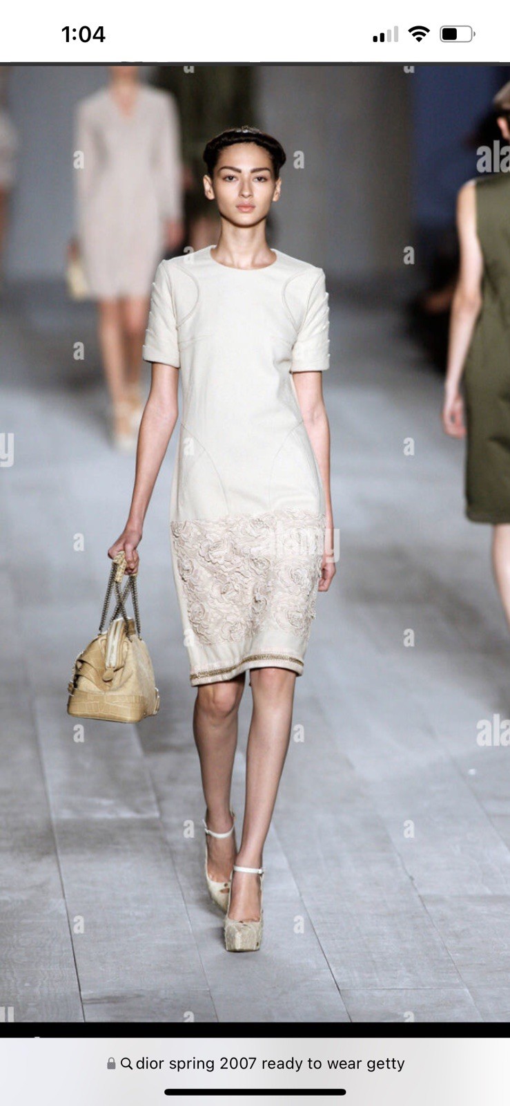 Vintage Christian Dior Runway S/S 2007 Dress by John Galliano FR 38