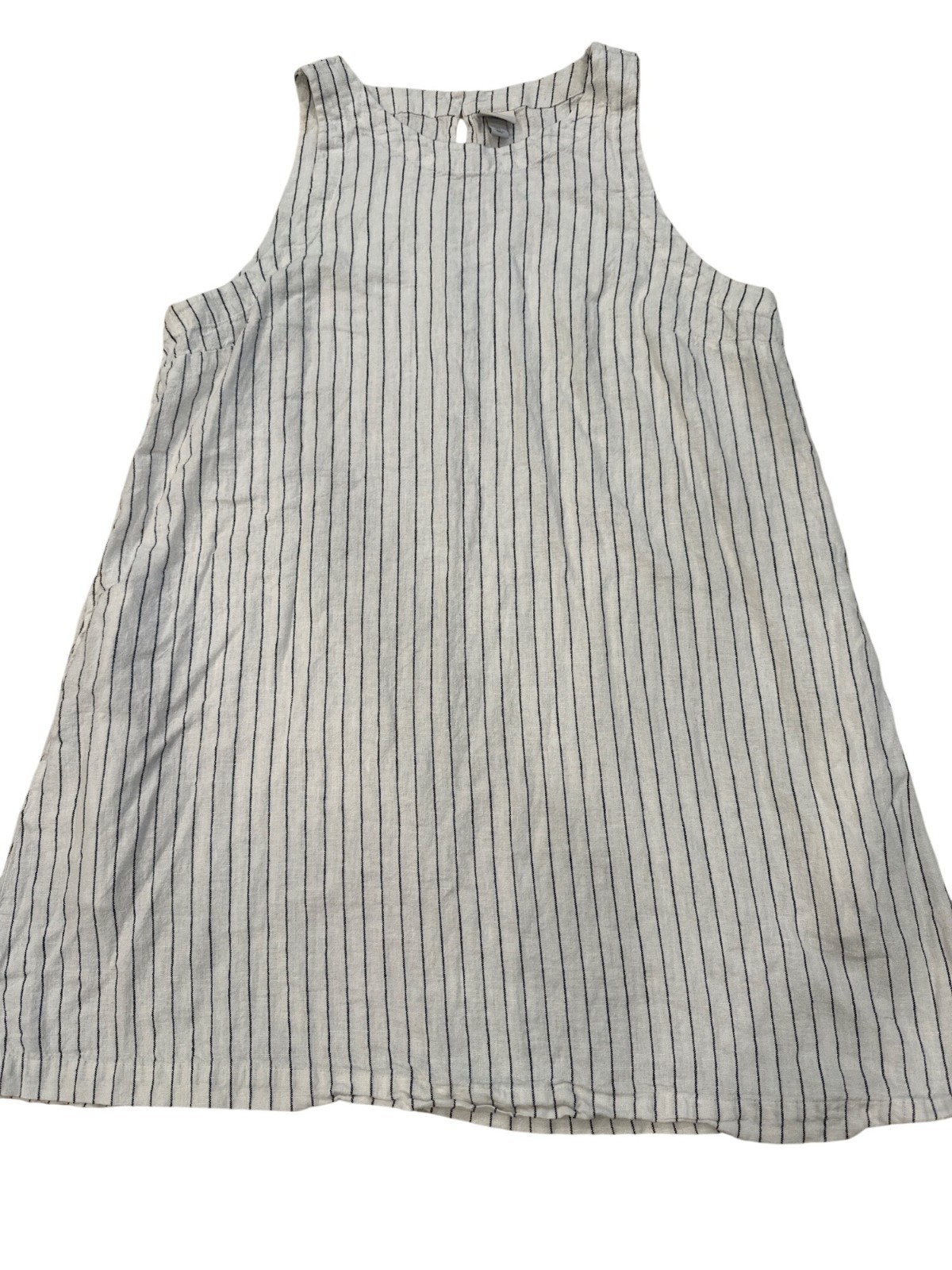 A New Day women’s Summer white Striped Sleeveless A-Line shift Tank Dress XL
