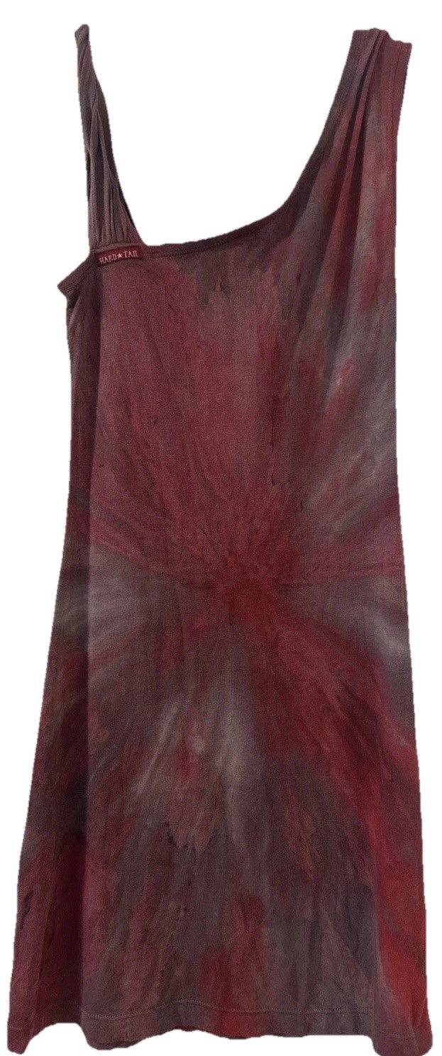 Hard Tail Forever Tie Dye Dress Bamboo Cotton Bodycon Vibrant Colors NWT