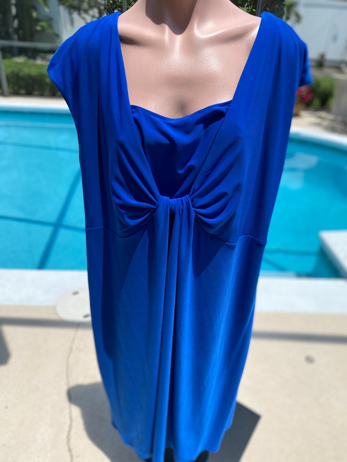 Jones New York Royal Blue dress NEW WOMENS size 20W $119