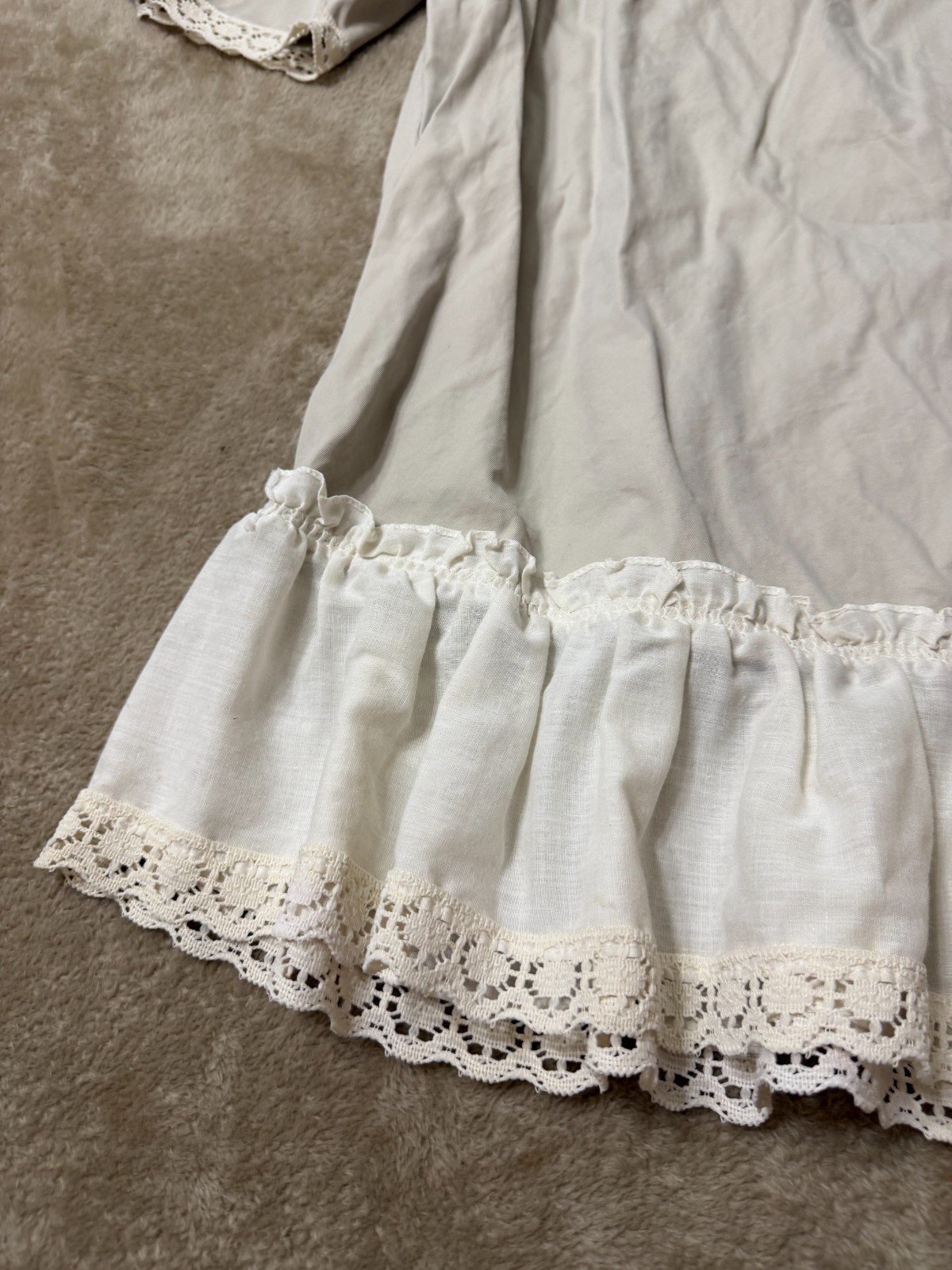 Dolly Parton Lace Ruffle Western Shirt Dress Women’s XL Upcycled Velvet Familiar