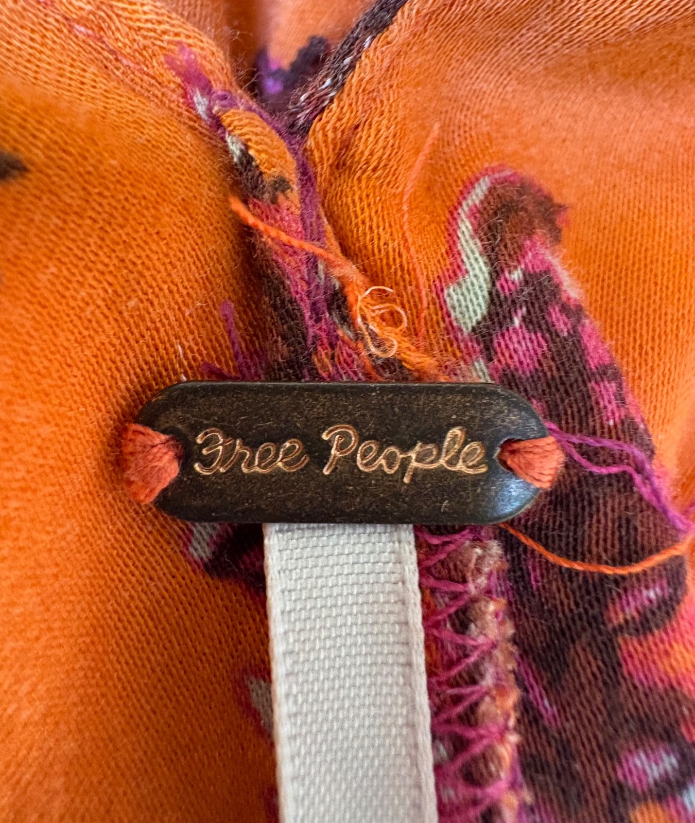 FREE PEOPLE Boho Multicolor Laced Front & Back Midi/Maxi Dress ~ 2