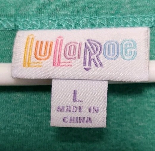Lularoe Carly Dress Size Large Solid Pattern