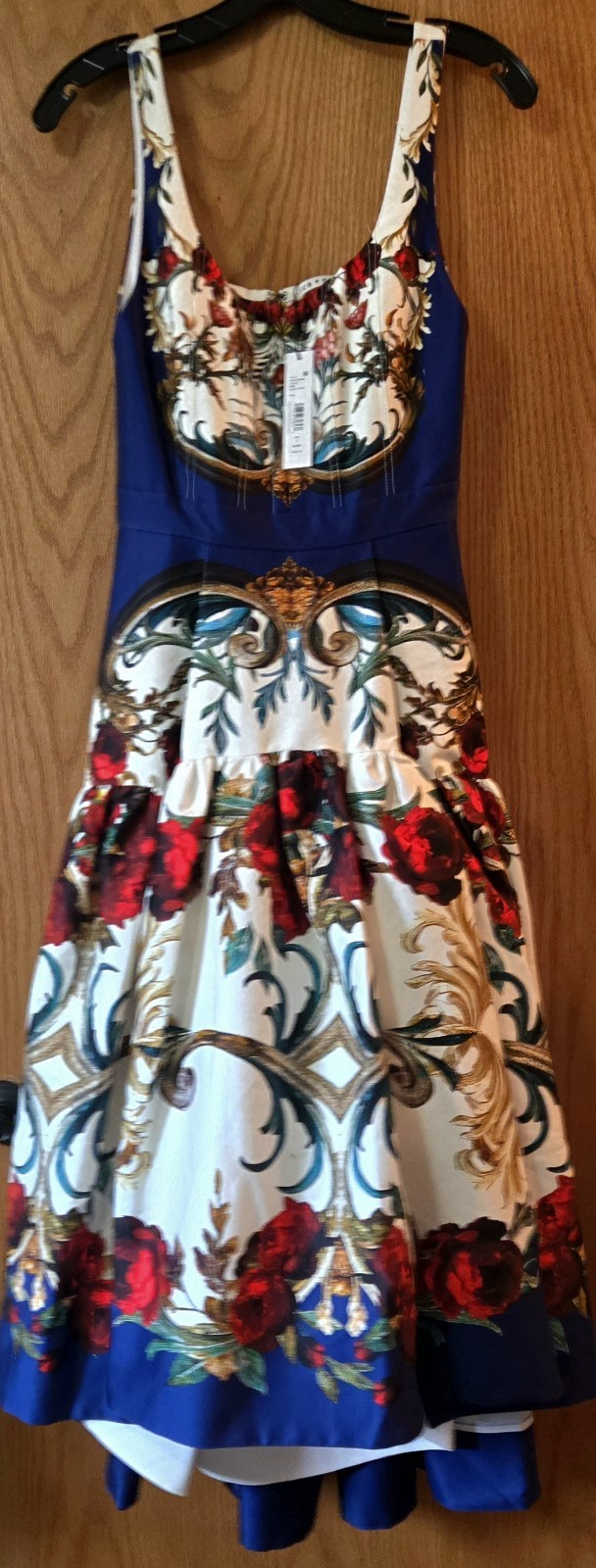 ALICE & OLIVIA ( 2) DIANA FLORAL A-LINE TIERED SKIRT MIDI DRESS NWT MSRP$660