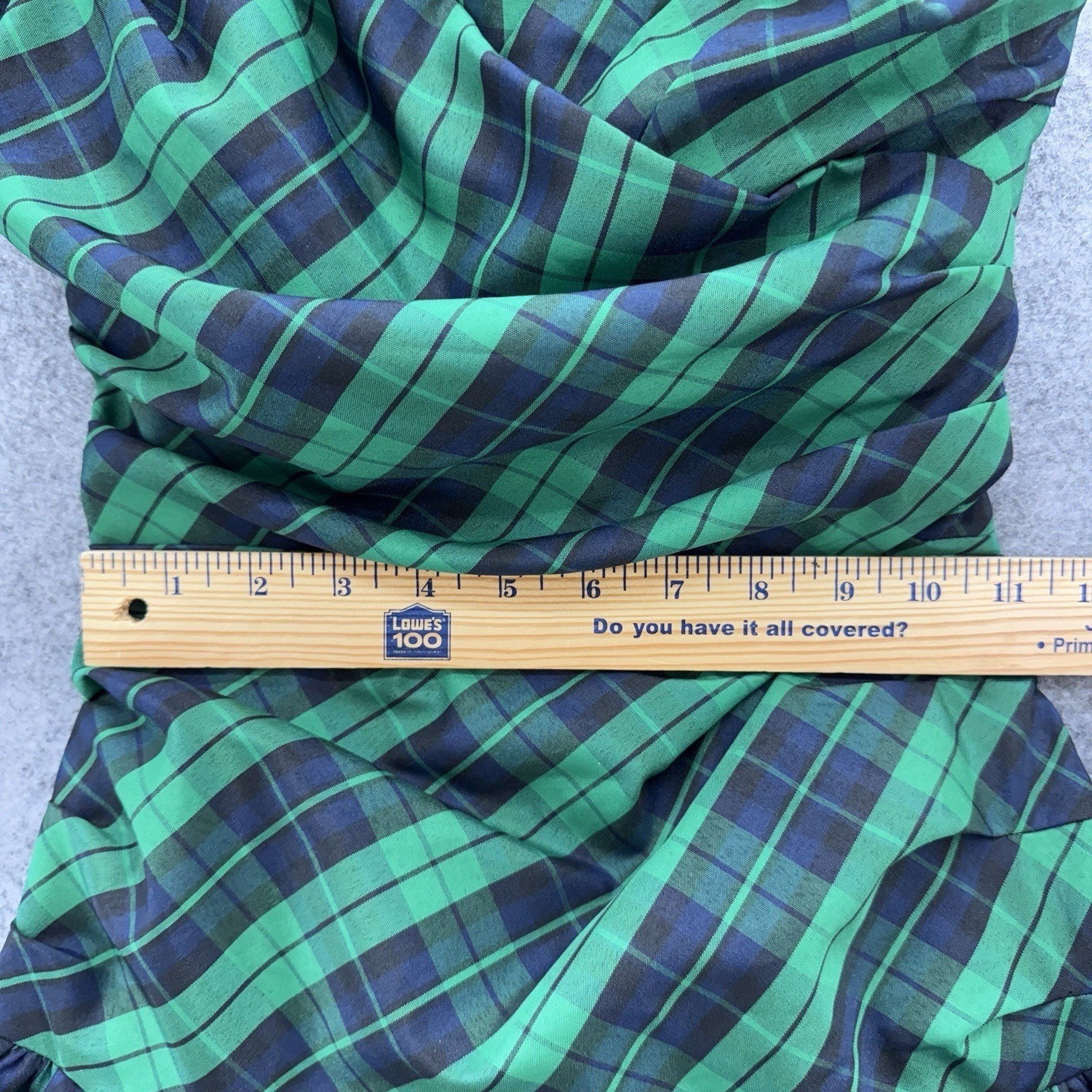 Luella Bart for Target Plaid Strapless Bubble Dress Size 5 Green Holiday Party