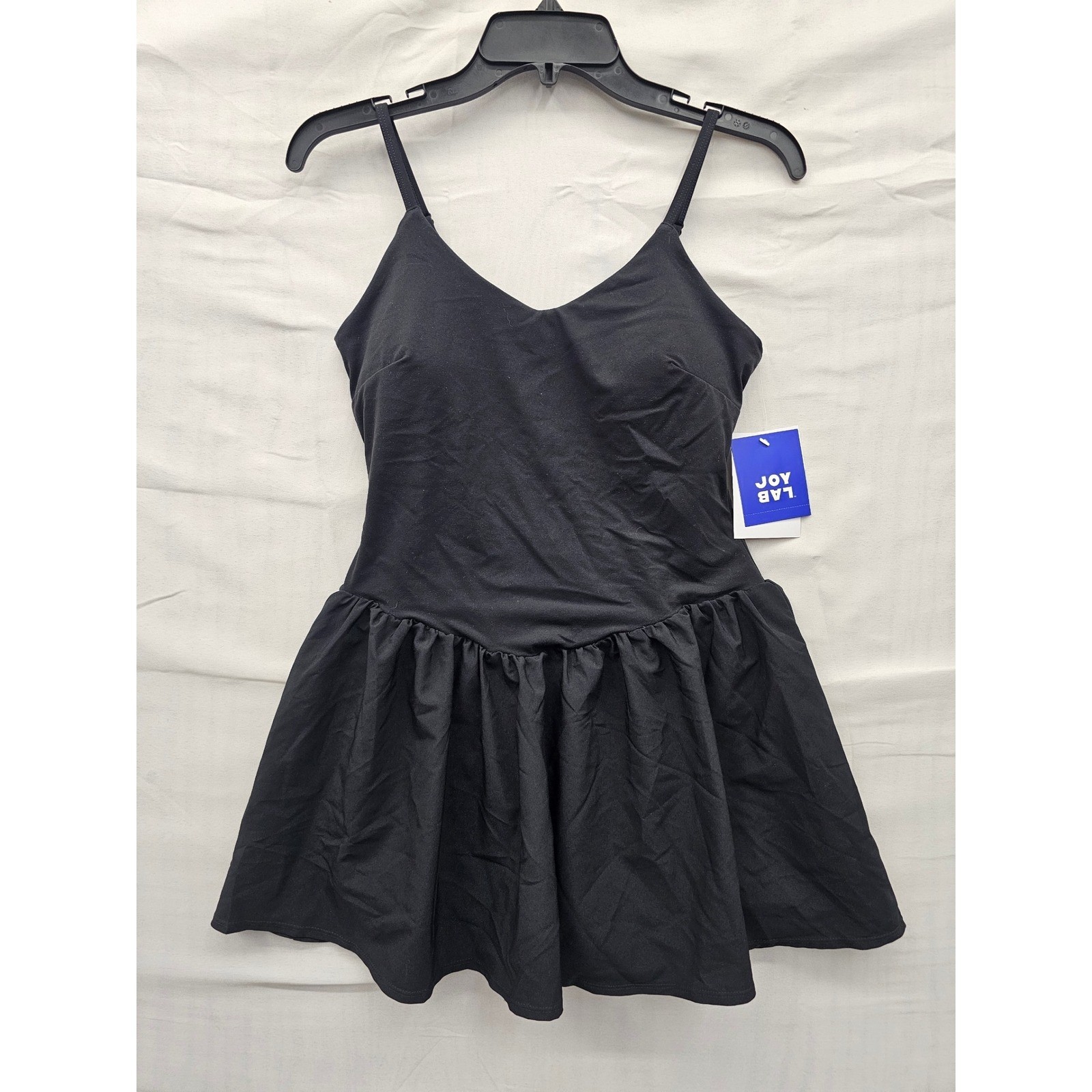 JoyLab Womens Drop Waist Athletic Dress Black Nylon Blend Workout Size Small