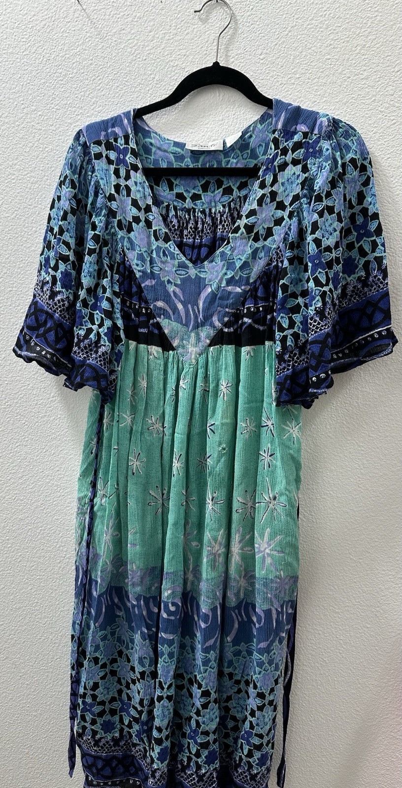 Sante’ Classics House Muumuu Dress 1x Cottagecore Loose Flowy Comfort Tropical