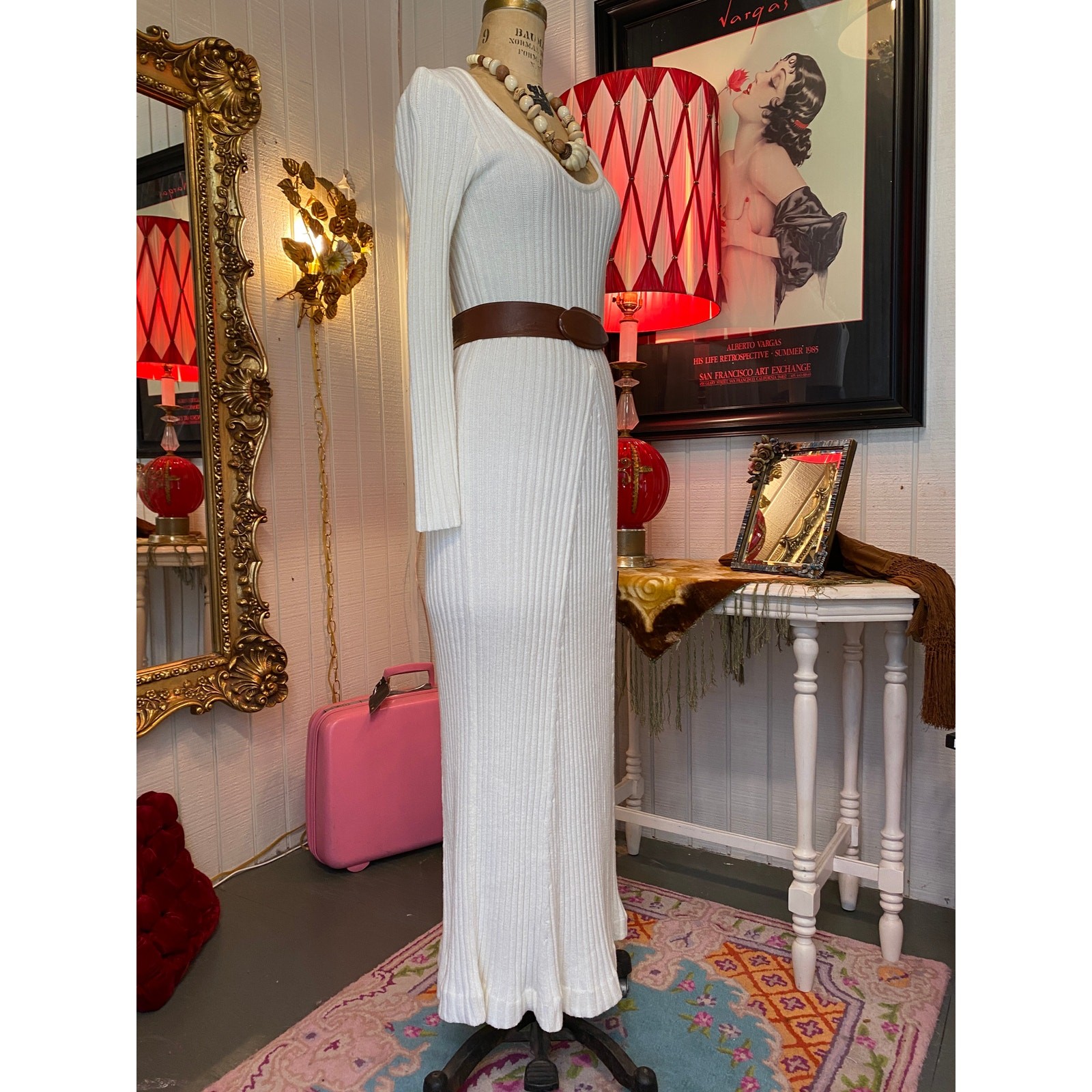 ivory knit maxi dress medium sweater dress classic timeless winter fashion