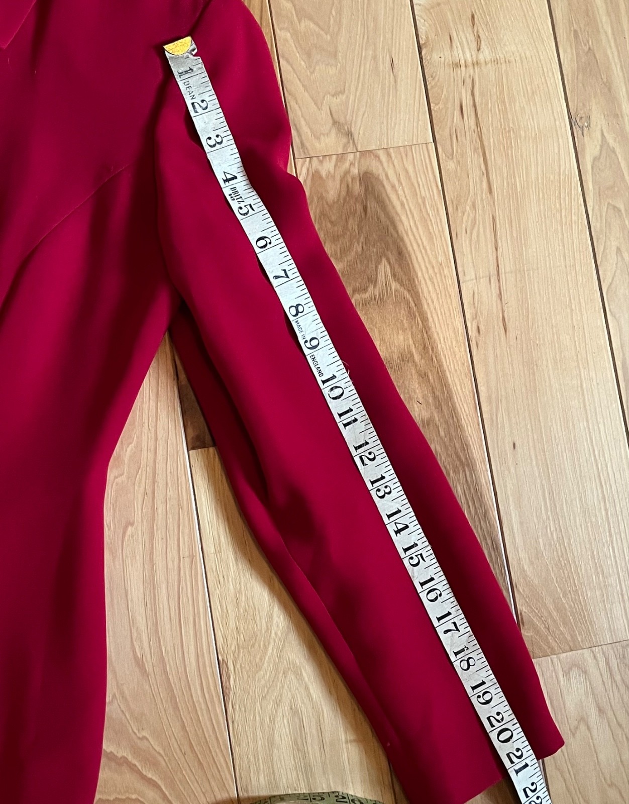 Talbots Petites Red Coat Dress Size 4 made in USA