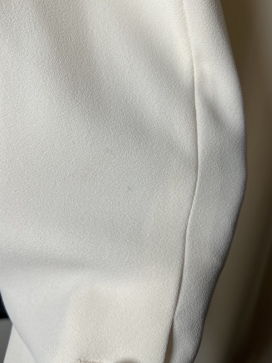 NWT alice + olivia Kryie Double Breasted Tuxedo Dress in Ecru White & Black