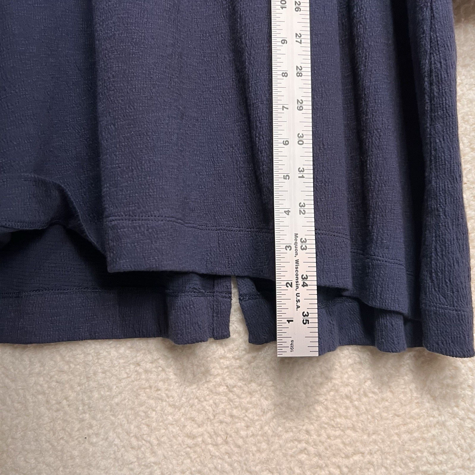New Richer Poorer Cloud Weave Button Up Dress Womens M Blue Nights Relaxed