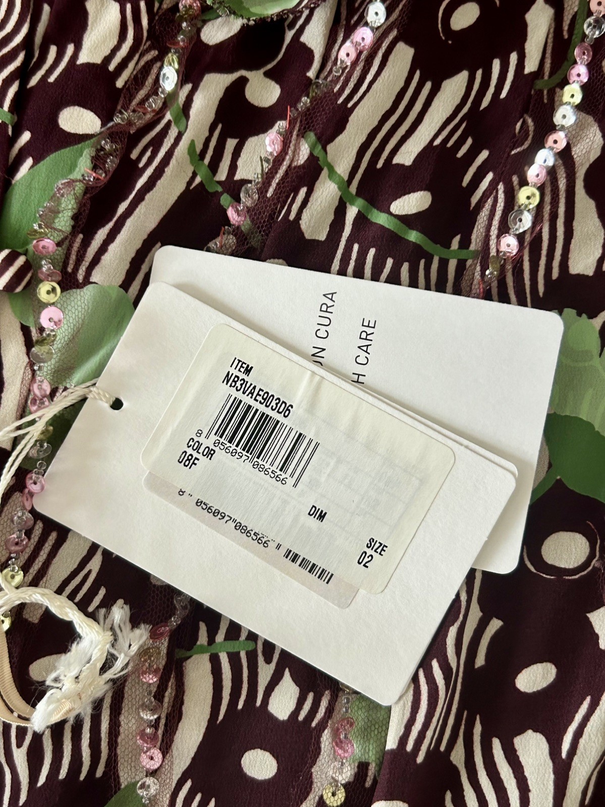£3400 Valentino Runway PF17 Silk Floral Pleated Dress IT38 UK6 US2 NWT