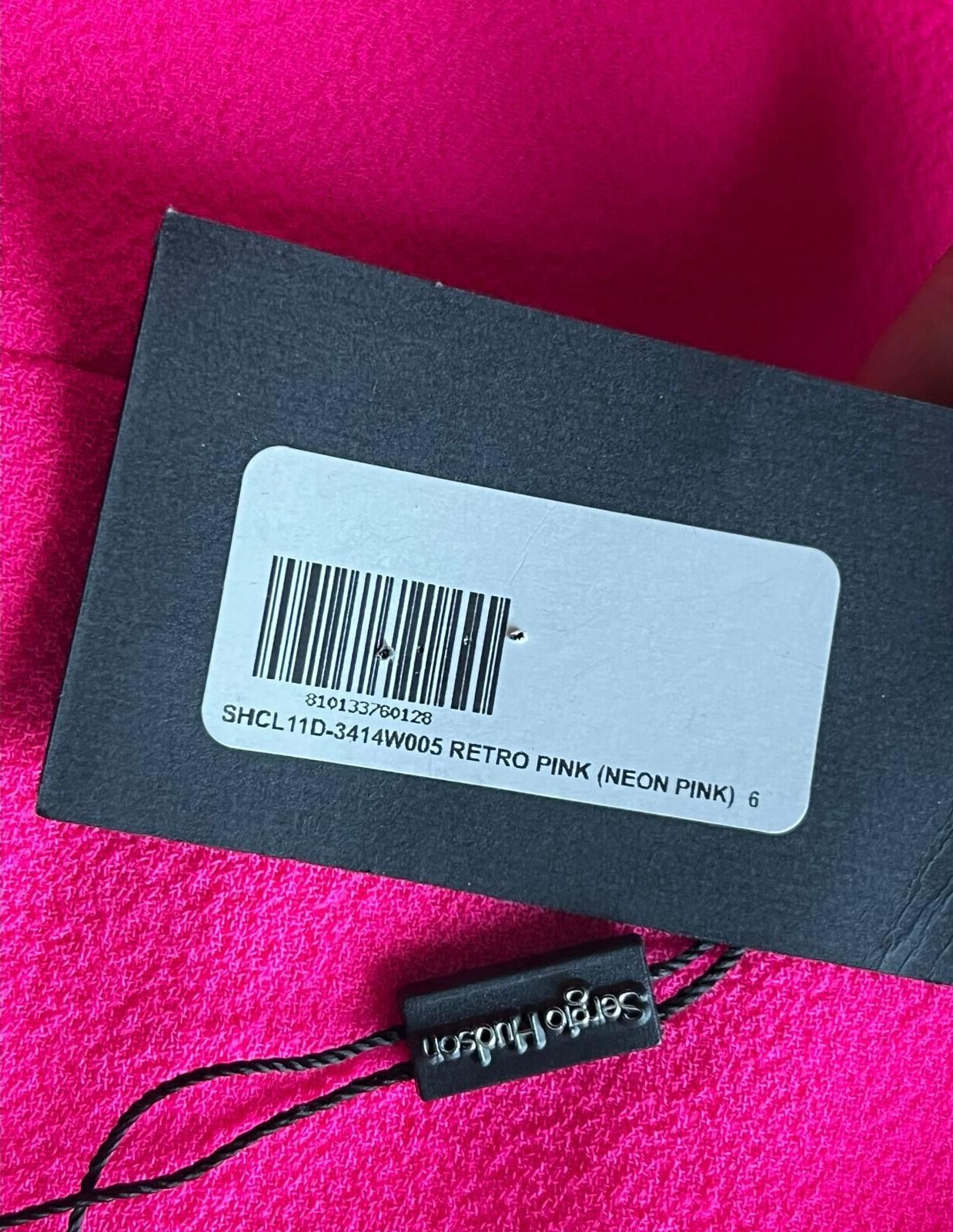 Sergio Hudson Scoop Neck Paneled Mini Tank Dress Neon Pink Size: 6 RETAI: $1295