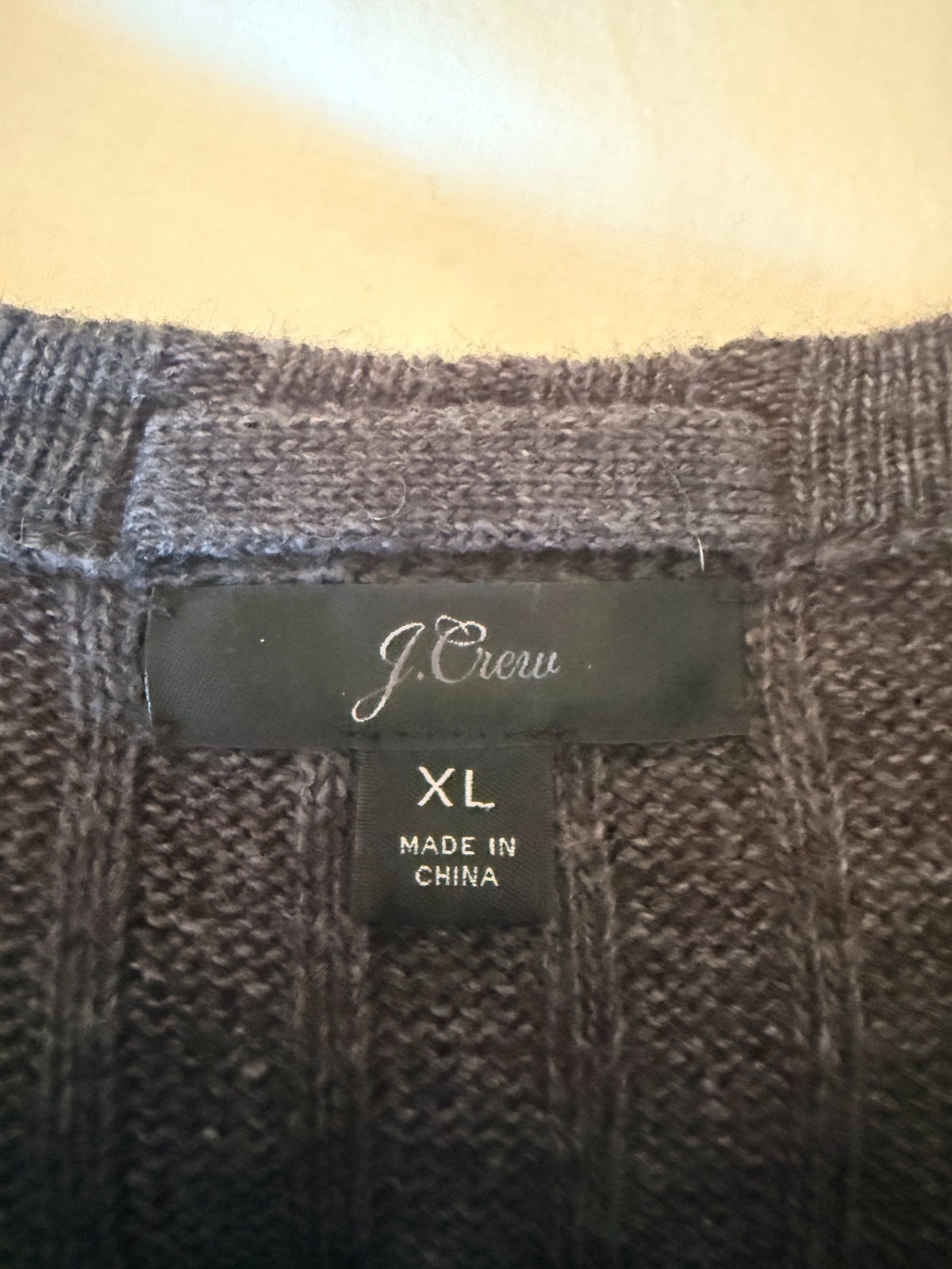 J.Crew Extra-Soft Wool Blend Knit Sweater Dress Charcoal Grey XL Long Sleeve EUC